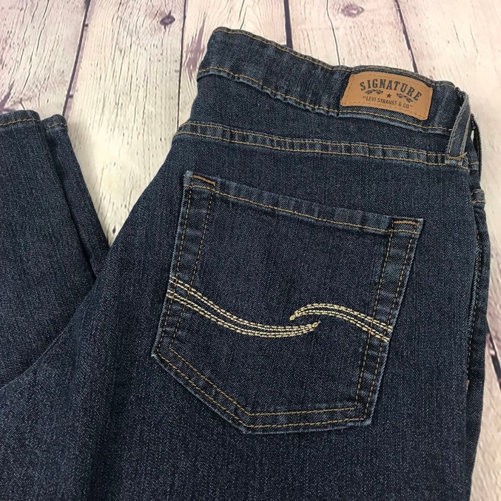 Levi's Signature The Skinny Blue Jeans Size 10 - Picture 5 of 7